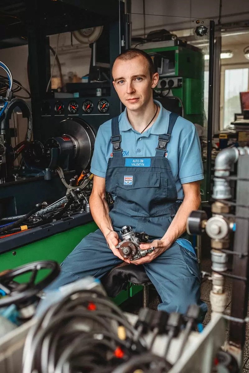Valentyn mechanik, seřizovač čerpadel a vstřikovačů